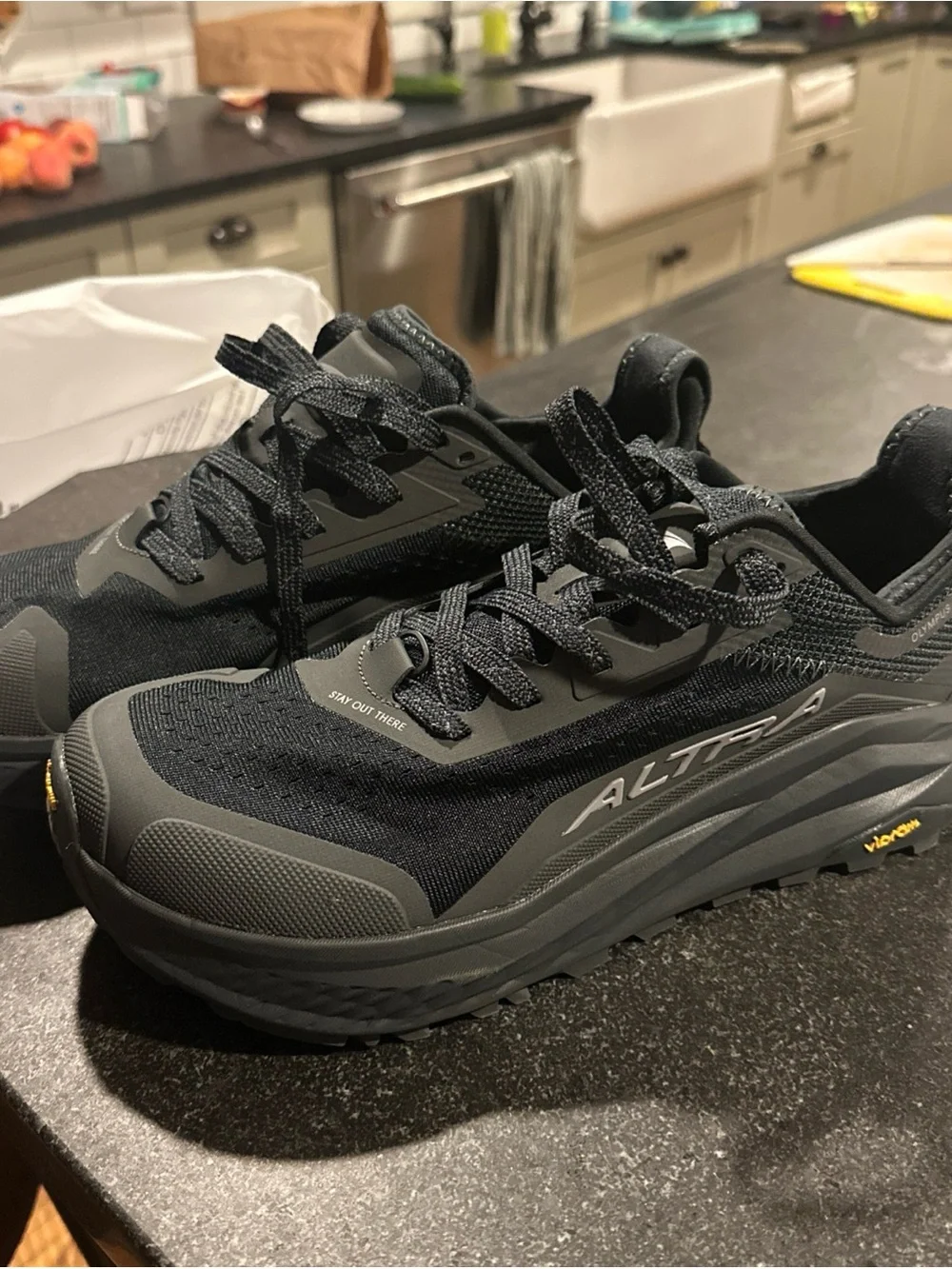 Altra Olympus 6 Men's Black/Gray Trail Running Shoes